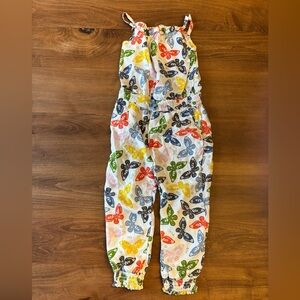 Mini Biden 5/6 Colorful Butterfly Print Jumpsuit Romper